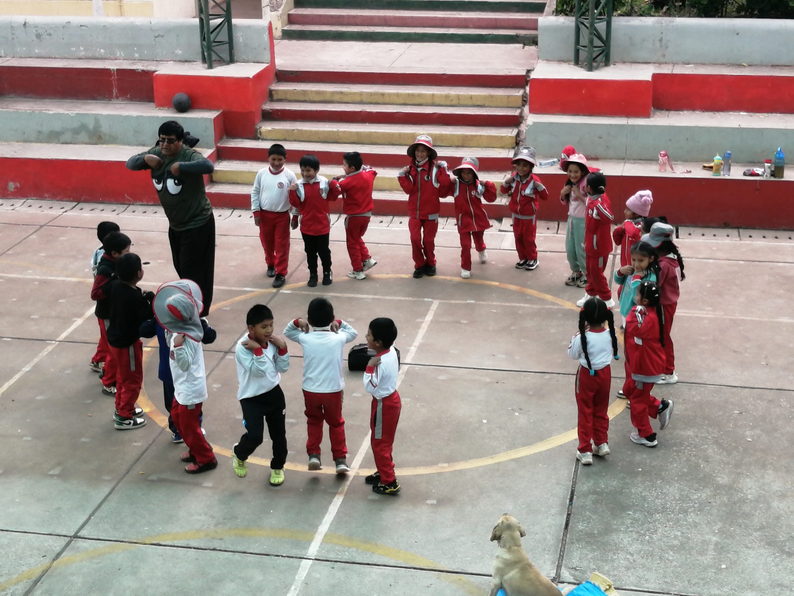 Estudiantes en actividad institucional